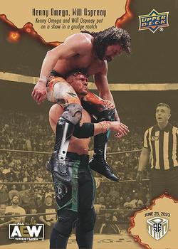 2023 Upper Deck AEW Match Dated Moments Special Edition #6 Kenny Omega / Will Ospreay Front