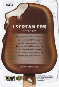 2022 Upper Deck Allure AEW - I Scream For #ISF-7 Anna Jay Back