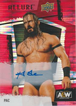 2022 Upper Deck Allure AEW - Autographs Red Rainbow #61 PAC Front
