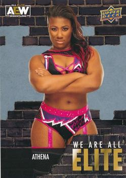 2023 Upper Deck AEW - We Are All Elite Silver #AE-8 Athena Front