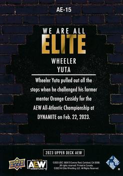 2023 Upper Deck AEW - We Are All Elite Silver #AE-15 Wheeler Yuta Back