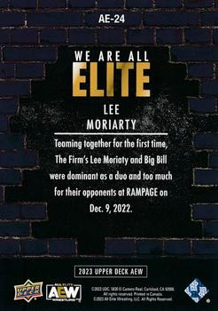 2023 Upper Deck AEW - We Are All Elite Silver #AE-24 Lee Moriarty Back