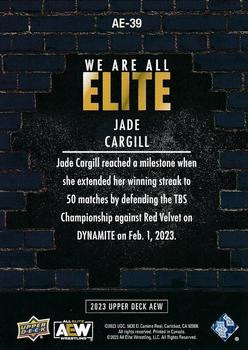 2023 Upper Deck AEW - We Are All Elite Silver #AE-39 Jade Cargill Back