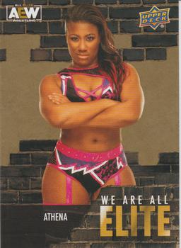 2023 Upper Deck AEW - We Are All Elite Gold #AE-8 Athena Front