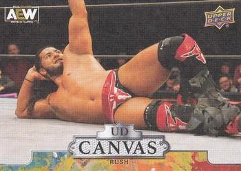 2023 Upper Deck AEW - UD Canvas #C12 Rush Front