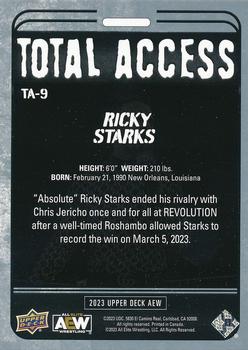 2023 Upper Deck AEW - Total Access Silver #TA-9 Ricky Starks Back