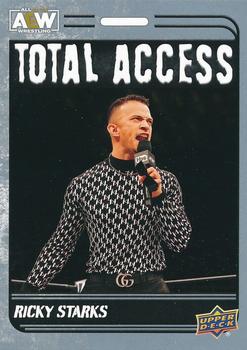 2023 Upper Deck AEW - Total Access Silver #TA-9 Ricky Starks Front