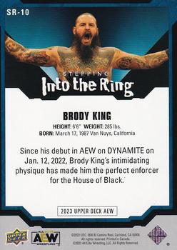 2023 Upper Deck AEW - Stepping Inside the Ring #SR-10 Brody King Back