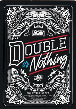2023 Upper Deck AEW - Double or Nothing Playing Cards #PC-5 Kenny Omega Back