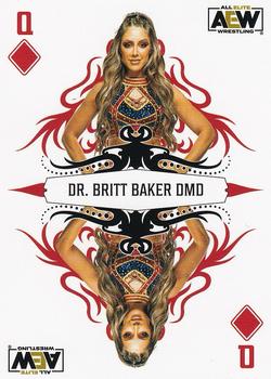 2023 Upper Deck AEW - Double or Nothing Playing Cards #PC-11 Dr. Britt Baker Front