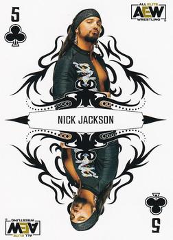 2023 Upper Deck AEW - Double or Nothing Playing Cards #PC-40 Nick Jackson Front