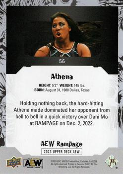 2023 Upper Deck AEW - Rampage #56 Athena Back