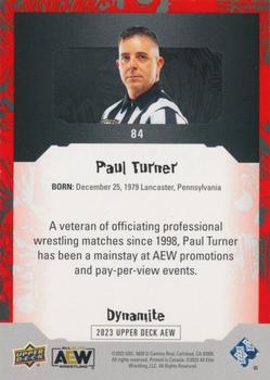 2023 Upper Deck AEW - Dynamite #84 Paul Turner Back