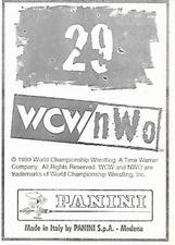 1999 Panini WCW/NWO Stickers #29 Hulk Hogan Back