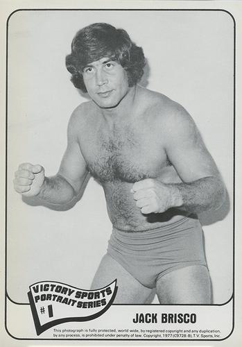 1977 Victory Sports Action/Portrait Series #NNO Jack Brisco Front