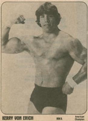 1981 Wrestling Super Stars #NNO Kerry Von Erich Front