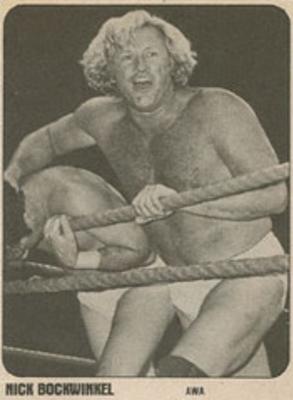 1981 Wrestling Super Stars #NNO Nick Bockwinkel Front