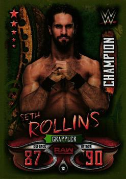 2018 Topps India Slam Attax WWE Live #12 Seth Rollins Front
