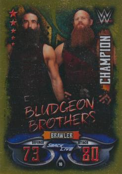 2018 Topps India Slam Attax WWE Live #16 Bludgeon Brothers Front