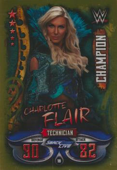 2018 Topps India Slam Attax WWE Live #18 Charlotte Flair Front