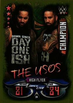 2018 Topps India Slam Attax WWE Live #24 The Usos Front