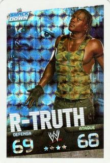 2009 Topps WWE Slam Attax Sabritas - Holoprismatic #NNO R-Truth Front