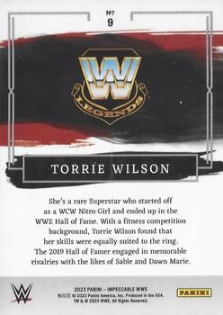 2023 Panini Impeccable WWE #9 Torrie Wilson Back
