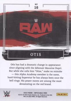 2023 Panini Impeccable WWE #16 Otis Back