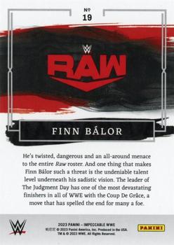 2023 Panini Impeccable WWE #19 Finn Balor Back