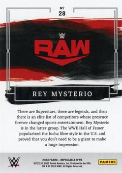 2023 Panini Impeccable WWE #28 Rey Mysterio Back