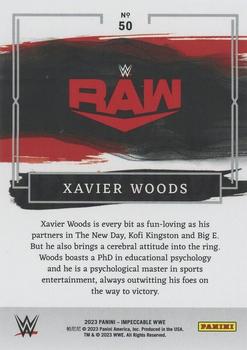2023 Panini Impeccable WWE #50 Xavier Woods Back