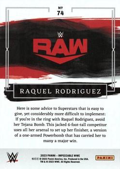 2023 Panini Impeccable WWE #74 Raquel Rodriguez Back
