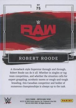 2023 Panini Impeccable WWE #75 Robert Roode Back