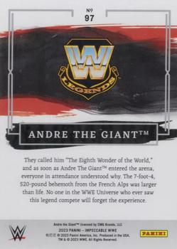 2023 Panini Impeccable WWE #97 Andre The Giant Back