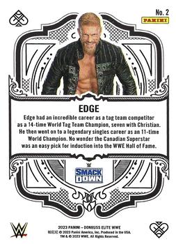 2023 Donruss Elite WWE - Elite Deck #2 Edge Back