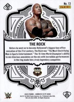 2023 Donruss Elite WWE - Elite Deck #13 The Rock Back