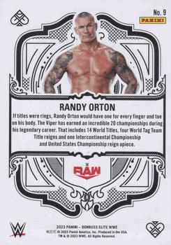 2023 Donruss Elite WWE - Elite Deck Red #9 Randy Orton Back