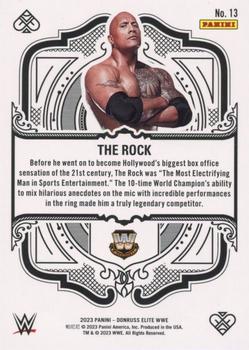 2023 Donruss Elite WWE - Elite Deck Orange #13 The Rock Back