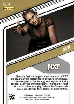 2023 Donruss Elite WWE - Aspirations #14 Ava Back