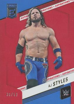 2023 Donruss Elite WWE - Aspirations #18 AJ Styles Front