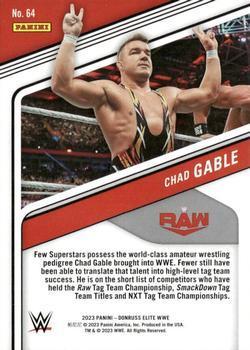 2023 Donruss Elite WWE - Aspirations #64 Chad Gable Back