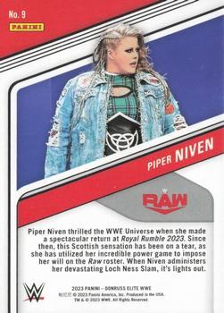 2023 Donruss Elite WWE - Aspirations Swirl #9 Piper Niven Back