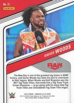 2023 Donruss Elite WWE - Status #31 Xavier Woods Back