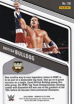 2023 Donruss Elite WWE - Status #138 British Bulldog Back