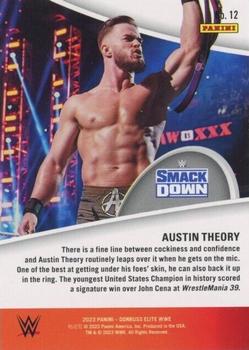 2023 Donruss Elite WWE - Full Throttle #12 Austin Theory Back