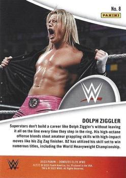 2023 Donruss Elite WWE - Full Throttle Green #8 Dolph Ziggler Back