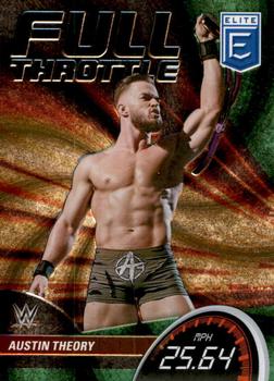2023 Donruss Elite WWE - Full Throttle Green #12 Austin Theory Front