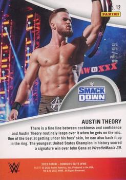 2023 Donruss Elite WWE - Full Throttle Red #12 Austin Theory Back