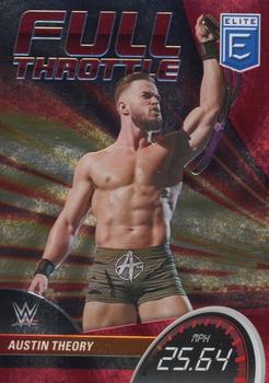 2023 Donruss Elite WWE - Full Throttle Red #12 Austin Theory Front