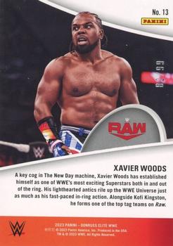2023 Donruss Elite WWE - Full Throttle Red #13 Xavier Woods Back
